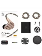 64 AUDIO OCEAN - Hibrid high-end cu 6 drivere, monitor IEM de referință cu 32 de reglaje acustice pasive