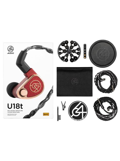 64 AUDIO U18T - High-End 18 driver de referință In-Ear Monitor - V2