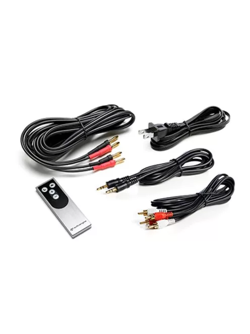 AUDIOENGINE A5+ BT - Sistem de difuzoare Premium Powered fără fir cu Bluetooth 5 și aptX HD - Bambus