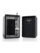 AUDIOENGINE A5+ BT - Sistem de difuzoare Premium Powered fără fir cu Bluetooth 5 și aptX HD - Negru satinat