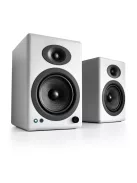AUDIOENGINE A5+ BT - Sistem de difuzoare Premium Powered fără fir cu Bluetooth 5 și aptX HD - Alb lucios