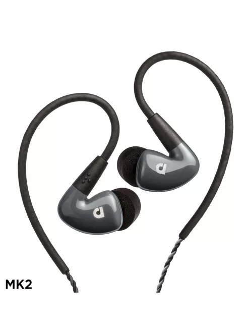 AUDIOFLY AF160 MK2 - Căști monitor In-Ear profesionale cu 3 drivere BA, izolare de zgomot, cu cablu Audioflex detașabil - Gri