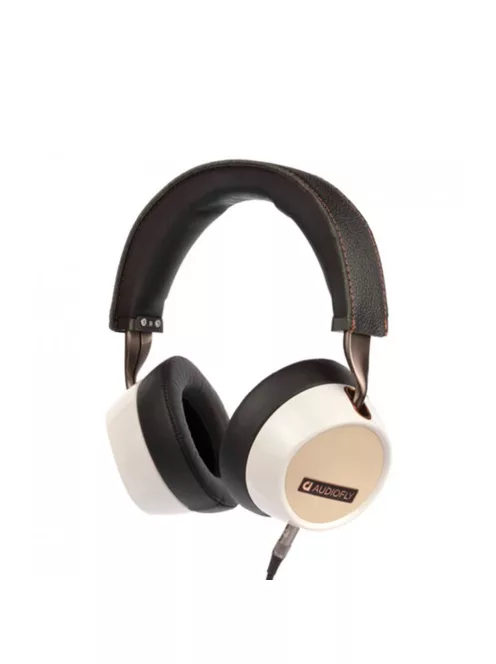 AUDIOFLY AF240 - Căști premium Over-Ear, full size, cu microfon - Alb