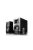 AIRPULSE A100 - Pereche de difuzoare Hi-Fi active cu tweeter cu panglică Hi-Res Audio Bluetooth 5.0 - negru mat