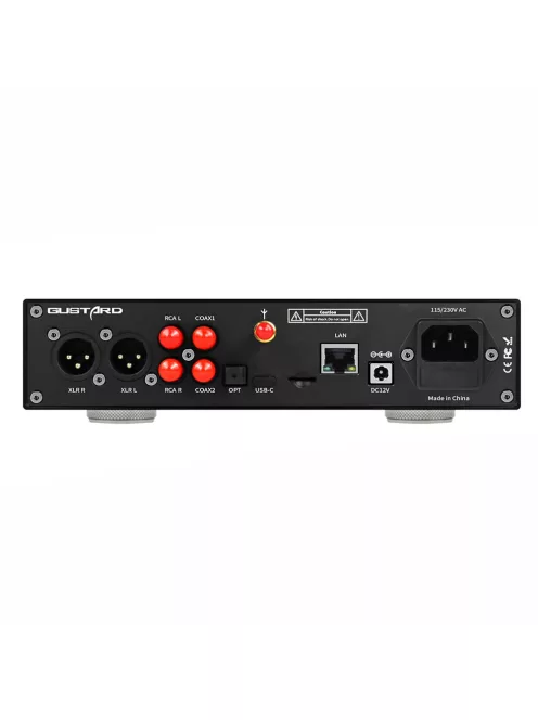 AUDALYTIC DR70N - DAC R2R de birou și streamer DLNA AirPlay Roon 32bit 768kHz DSD512 - Negru