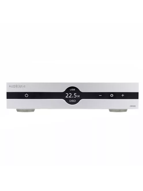 AUDALYTIC DR80 - DAC R2R de birou Bluetooth aptX HD LDAC PCM 32bit/1536kHz DSD2048 - Argint