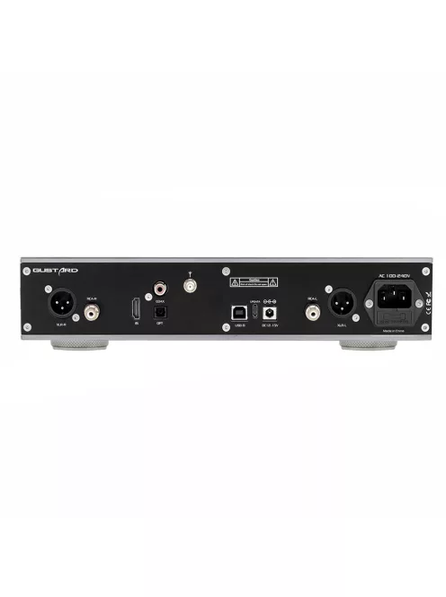 AUDALYTIC DR80 - DAC R2R de birou Bluetooth aptX HD LDAC PCM 32bit/1536kHz DSD2048 - Argint