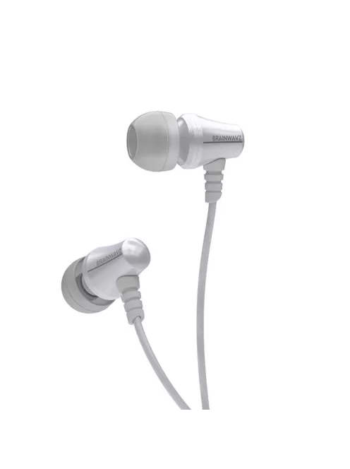 BRAINWAVZ JIVE - Căști cu microfon din metal - Alb