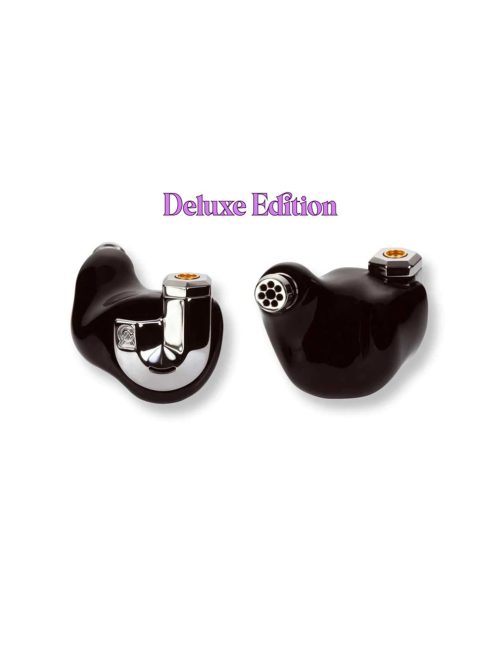 CAMPFIRE AUDIO BONNEVILLE - Un monitor In-ear universal cu un driver dinamic și trei driveri BA cu un cablu MMCX placat cu cupru aurit - Black - Deluxe
