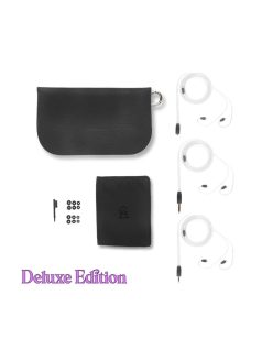   CAMPFIRE AUDIO BONNEVILLE - Un monitor In-ear universal cu un driver dinamic și trei driveri BA cu un cablu MMCX placat cu cupru aurit - Black - Deluxe