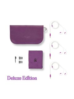   CAMPFIRE AUDIO BONNEVILLE - Un monitor In-ear universal cu un driver dinamic și trei driveri BA cu un cablu MMCX placat cu cupru aurit - Bonneville Violet - Deluxe