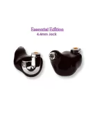 CAMPFIRE AUDIO BONNEVILLE - Căști universale cu monitor in-ear cu un driver dinamic și triplu BA cu cablu MMCX placat cu argint - Black - Essential 4.4mm