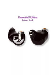   CAMPFIRE AUDIO BONNEVILLE - Căști universale cu monitor in-ear cu un driver dinamic și triplu BA cu cablu MMCX placat cu argint - Black - Essential 4.4mm