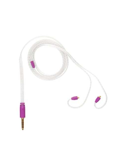 CAMPFIRE AUDIO TIME STREAM CHROMATIC - Conector MMCX universal Cablu pentru căști Litz din cupru placat cu argint - Bonneville Violet - 4.4mm