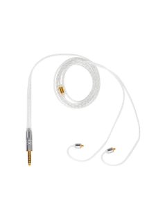   CAMPFIRE AUDIO TIME STREAM METAL - Cablu pentru căști din cupru placat cu argint Litz, cu conector MMCX universal - 4.4mm