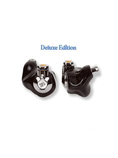   CAMPFIRE AUDIO CASCARA - Un căști de monitorizare intraaural universal cu un conductor dinamic și un cablu MMCX din cupru argintat - Black - Deluxe