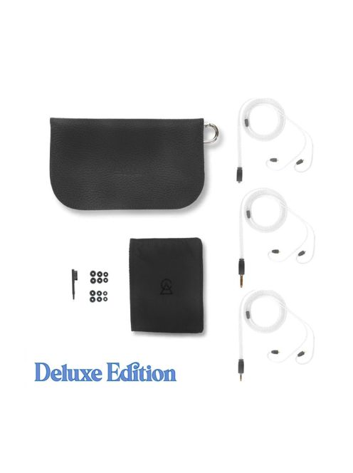 CAMPFIRE AUDIO CASCARA - Un căști de monitorizare intraaural universal cu un conductor dinamic și un cablu MMCX din cupru argintat - Black - Deluxe