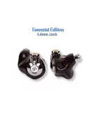 CAMPFIRE AUDIO CASCARA - Un căști de monitorizare intraaural universal cu un conductor dinamic și un cablu MMCX din cupru argintat - Black - Essential 3.5mm