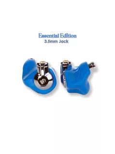   CAMPFIRE AUDIO CASCARA - Un căști de monitorizare intraaural universal cu un conductor dinamic și un cablu MMCX din cupru argintat - Cascara Albastru - Essential 3.5mm