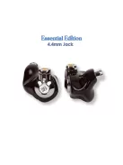 CAMPFIRE AUDIO CASCARA - Un căști de monitorizare intraaural universal cu un conductor dinamic și un cablu MMCX din cupru argintat - Black - Essential 4.4mm