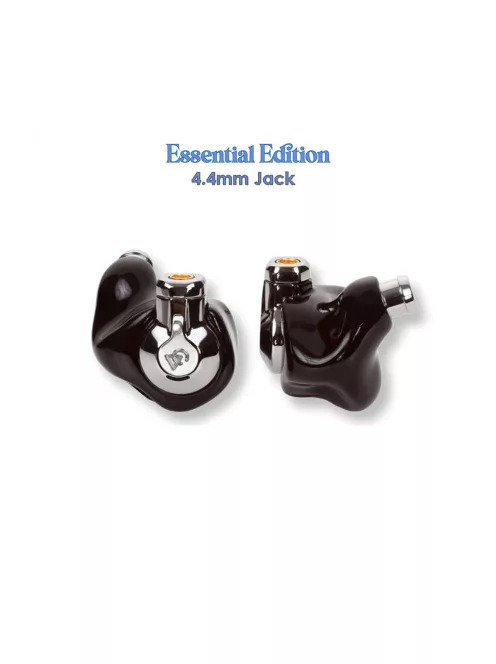 CAMPFIRE AUDIO CASCARA - Un căști de monitorizare intraaural universal cu un conductor dinamic și un cablu MMCX din cupru argintat - Black - Essential 4.4mm