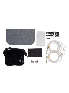   CAMPFIRE AUDIO IRIS - O cască monitor in-ear echipată cu un driver dinamic ADLC și un BA de frecvență înaltă, cu cablu Time Stream Metal MMCX.