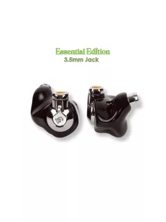   CAMPFIRE AUDIO PONDEROSA - Căști cu cinci difuzoare BA Universal In-Ear Monitor cu cablu MMCX placat cu argint - Black - Essential 3.5mm