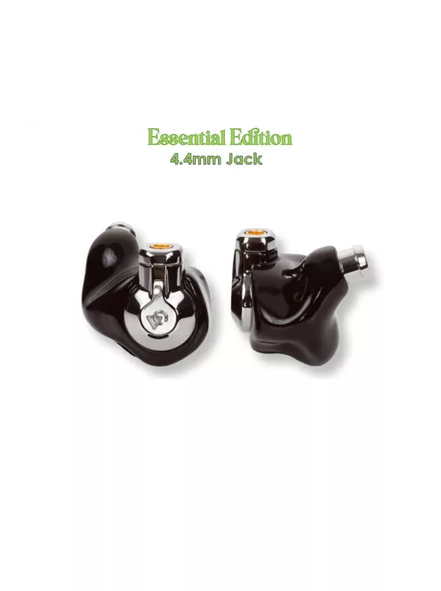CAMPFIRE AUDIO PONDEROSA - Căști cu cinci difuzoare BA Universal In-Ear Monitor cu cablu MMCX placat cu argint - Black - Essential 4.4mm