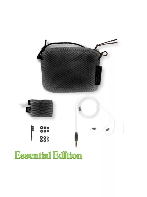 CAMPFIRE AUDIO PONDEROSA - Căști cu cinci difuzoare BA Universal In-Ear Monitor cu cablu MMCX placat cu argint - Black - Essential 4.4mm