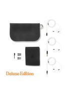 CAMPFIRE AUDIO SUPERMOON - Un căști în ureche cu planar driver universal, placate cu argint și cablu MMCX din cupru - Black - Deluxe