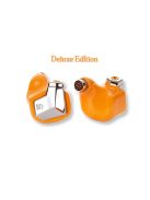 CAMPFIRE AUDIO SUPERMOON - Un căști în ureche cu planar driver universal, placate cu argint și cablu MMCX din cupru - Supermoon Portocaliu - Deluxe