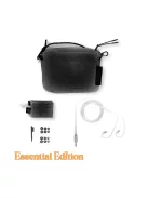 CAMPFIRE AUDIO SUPERMOON - Căști universale cu monitor in-ear cu difuzor planar și cablu MMCX placat cu cupru cu argint - Black - Essential 3.5mm