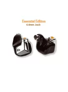 CAMPFIRE AUDIO SUPERMOON - Un căști în ureche cu planar driver universal, placate cu argint și cablu MMCX din cupru - Black - Essential 4.4mm