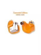 CAMPFIRE AUDIO SUPERMOON - Căști universale cu monitor in-ear cu difuzor planar și cablu MMCX placat cu cupru cu argint - Supermoon Portocaliu - Essential 4.4mm