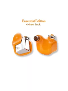   CAMPFIRE AUDIO SUPERMOON - Căști universale cu monitor in-ear cu difuzor planar și cablu MMCX placat cu cupru cu argint - Supermoon Portocaliu - Essential 4.4mm