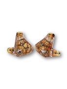 CAMPFIRE AUDIO TRIFECTA AMBER RADIANCE - Trei căști in-ear cu trei drivere dinamice și cabluri MMCX.