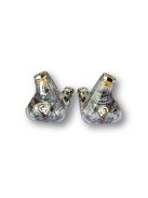 CAMPFIRE AUDIO TRIFECTA CHROME SKY - Casti In-ear monitor cu trei drivere dinamice, cu cabluri MMCX
