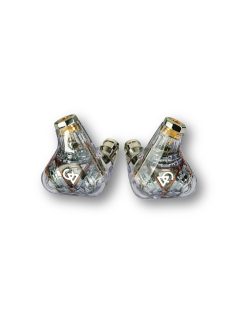   CAMPFIRE AUDIO TRIFECTA CHROME SKY - Casti In-ear monitor cu trei drivere dinamice, cu cabluri MMCX