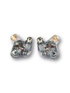 CAMPFIRE AUDIO TRIFECTA CHROME SKY - Casti In-ear monitor cu trei drivere dinamice, cu cabluri MMCX