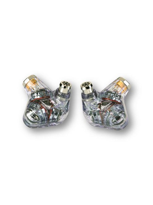 CAMPFIRE AUDIO TRIFECTA CHROME SKY - Casti In-ear monitor cu trei drivere dinamice, cu cabluri MMCX