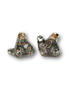   CAMPFIRE AUDIO TRIFECTA DARK PRISM - Trei cască stereo intrauriculare cu trei drivere și cabluri MMCX.