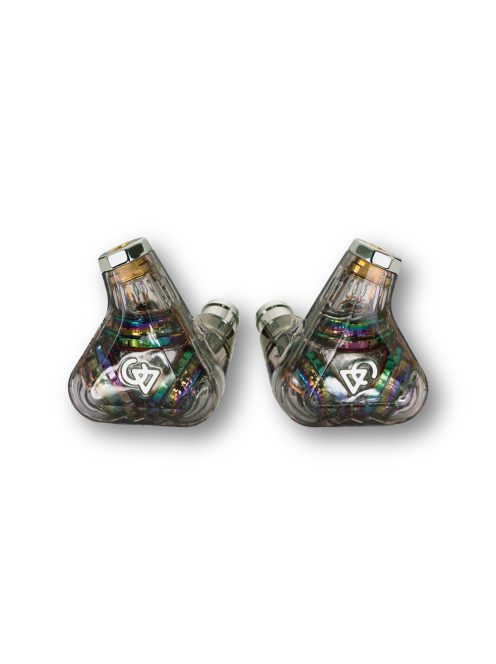 CAMPFIRE AUDIO TRIFECTA DARK PRISM - Trei cască stereo intrauriculare cu trei drivere și cabluri MMCX.