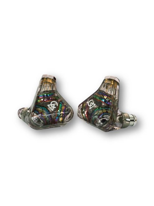 CAMPFIRE AUDIO TRIFECTA DARK PRISM - Trei cască stereo intrauriculare cu trei drivere și cabluri MMCX.