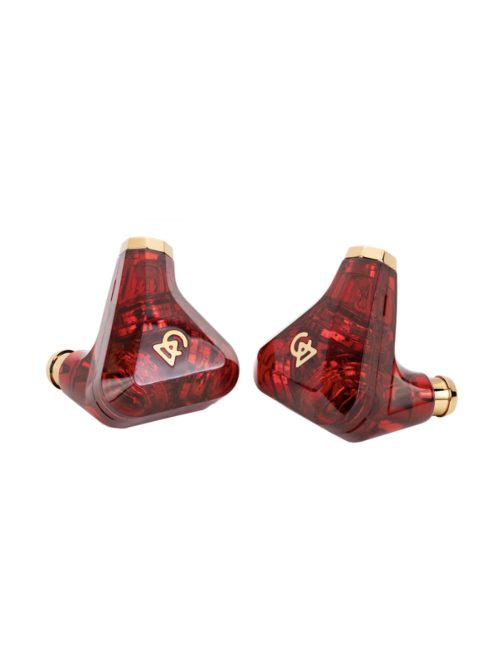 CAMPFIRE AUDIO TRIFECTA CRIMSON - Ediție limitată, căști In-ear monitor cu trei drivere dinamice și cabluri MMCX argintii