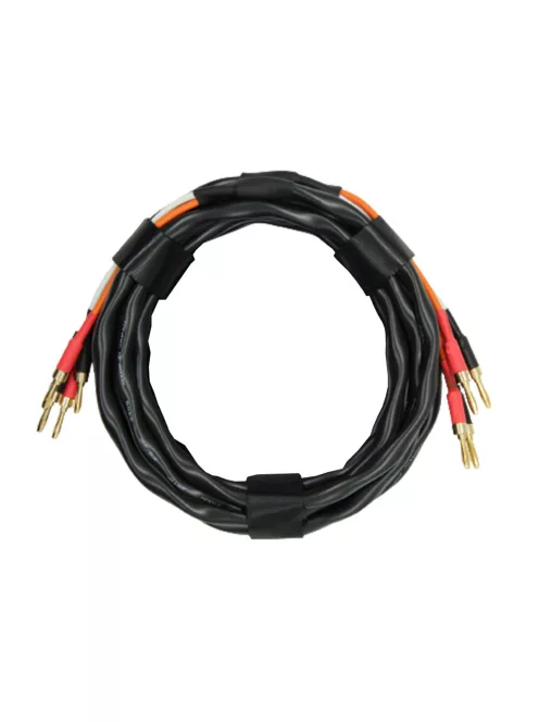 NEUTRINO BANANA (M) - BANANA (M) CABLE - Pereche de cabluri de difuzoare HiFi Canare cu conectori de aur Dynavox Banana Male - 3m