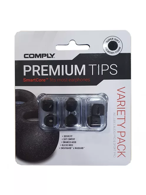 COMPLY VARIETY PRO PACK - Sfaturi cu spumă cu memorie pentru căști