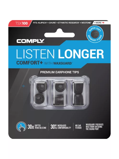 COMPLY COMFORT PLUS TSX-100 - Sfaturi cu spumă cu memorie pentru căști - ASST