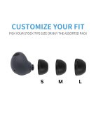 COMPLY TRUEGRIP PREMIUM PENTRU SAMSUNG GALAXY BUDS2 PRO - Perne din spumă cu memorie pentru căștile Samsung Galaxy Buds2 Pro - M