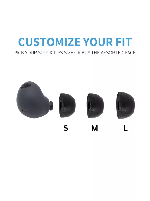 COMPLY TRUEGRIP PREMIUM PENTRU SAMSUNG GALAXY BUDS2 PRO - Perne din spumă cu memorie pentru căștile Samsung Galaxy Buds2 Pro - L