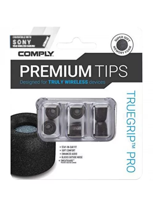 COMPLY TRUEGRIP TW SONY - Sfaturi cu spumă cu memorie pentru căști SONY TWS - S